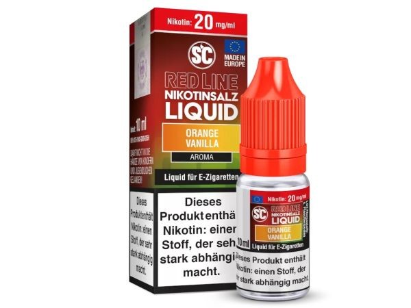 SC Red Line Nikotinsalz Liquid - Orange Vanilla 10ml