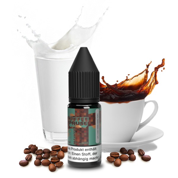 Kaffeepause by Steamshots Nikotinsalzliquid - Milk Coffee 10ml 20mg/ml