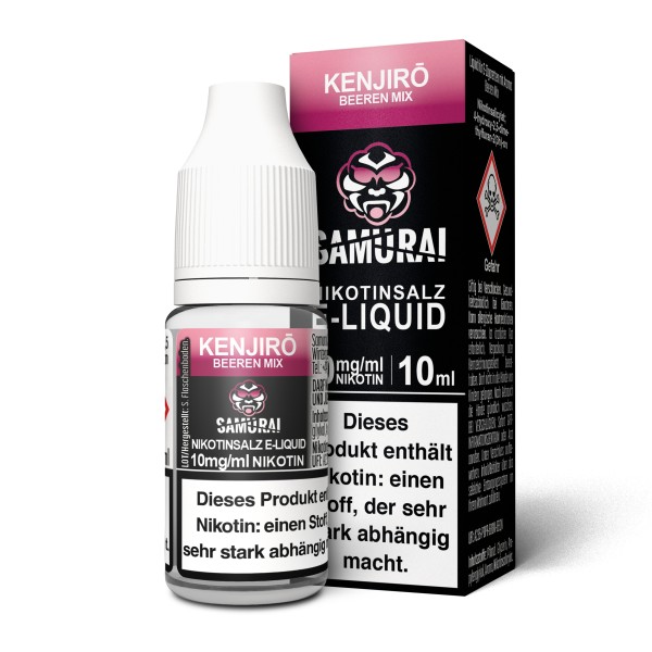 Samurai Nikotinsalz Liquid - Kenjiro Beeren Mix 10ml