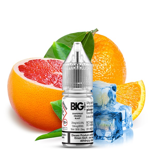 Big Tasty Nikotinsalz Liquid - Grapefruit Orange Blast 10ml