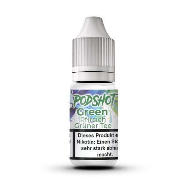 Podshot Nikotinsalzliquid - Green Pfirsich Grüner Tee 5ml