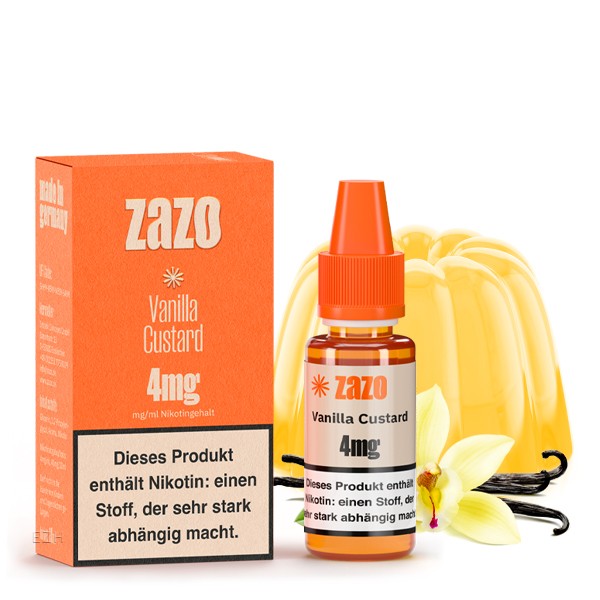 ZAZO Classics Liquid - Vanilla Custard 10ml