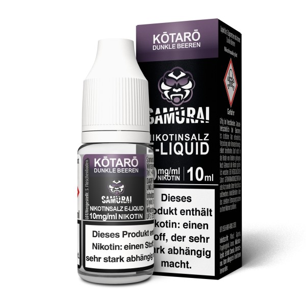 Samurai Nikotinsalz Liquid - Kotaro Dunkle Beeren 10ml