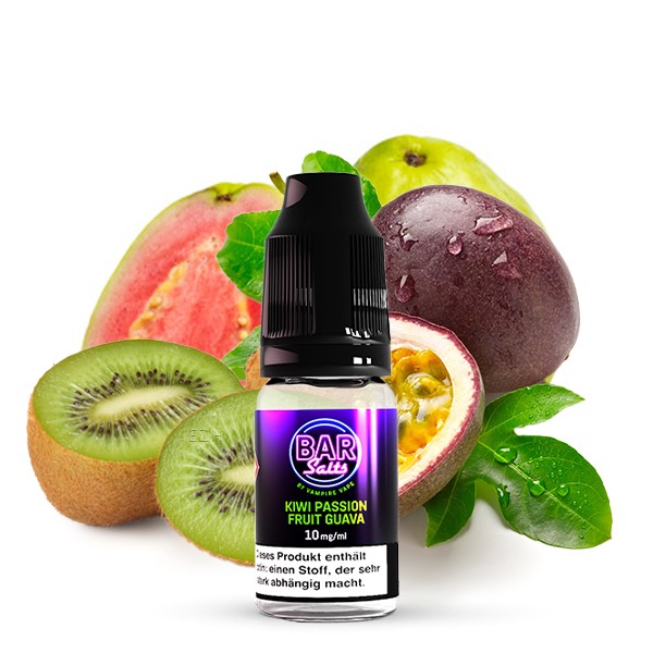 Bar Salts Nikotinsalzliquid - Kiwi Passionfruit Guava 10ml