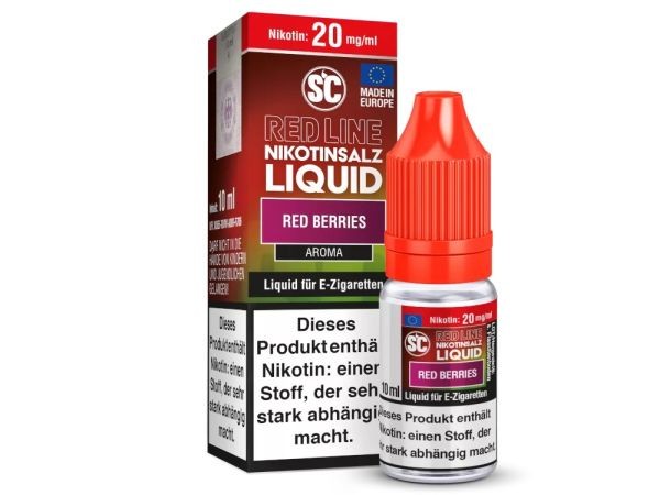 SC Red Line Nikotinsalz Liquid - Red Berries 10ml