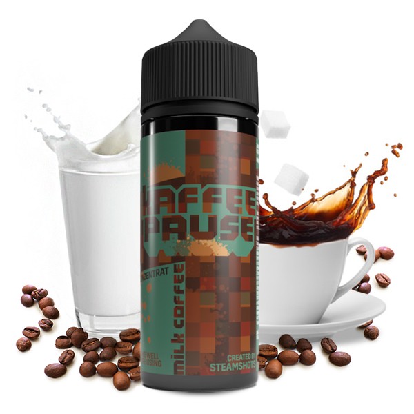 Kaffeepause by Steamshots Aroma - Milk Coffee 10ml