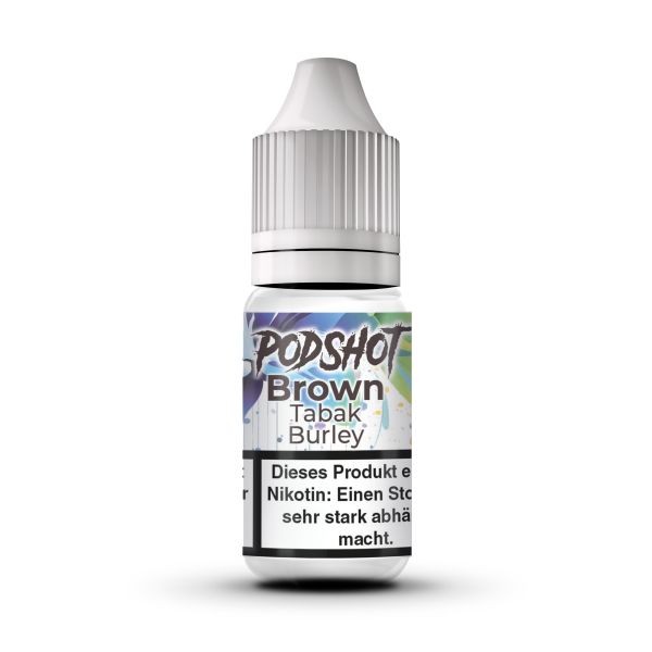Podshot Nikotinsalzliquid - Brown Tabak Burley 5ml