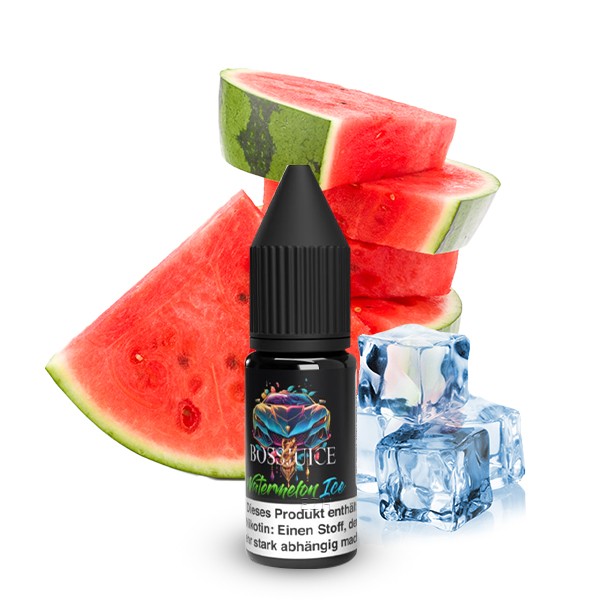 Bossjuice Nikotinsalz Liquid - Watermelon Ice 10ml 20mg/ml