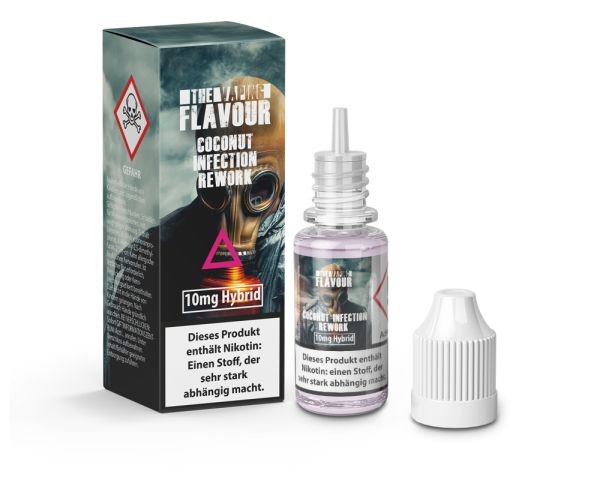 The Vaping Flavour Hybridsalz Liquid - Coconut Infection Rework 10ml