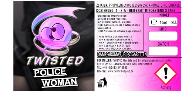 Twisted Aroma - Police Woman 10ml