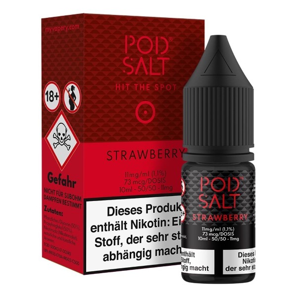 Pod Salt Core Liquid - Strawberry 10ml
