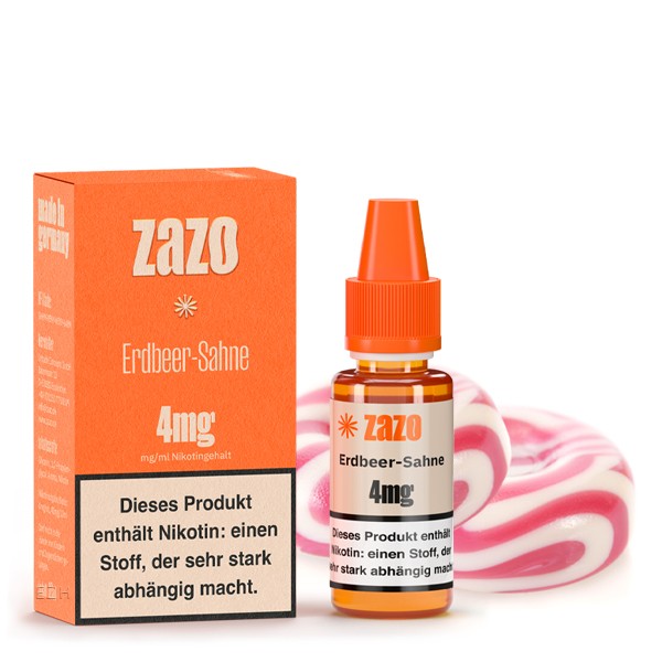 ZAZO Classics Liquid - Erdbeer Sahne 10ml