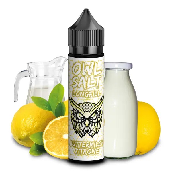 OWL Salt Longfill Aroma - Buttermilch Zitrone 10ml