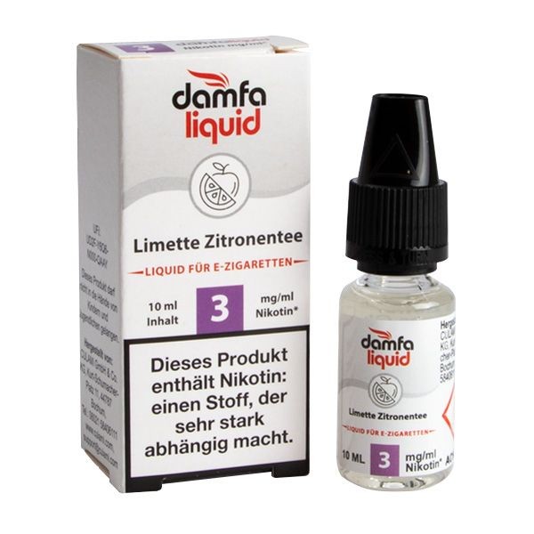 Damfaliquid Liquid - Limette Zitronentee 10ml