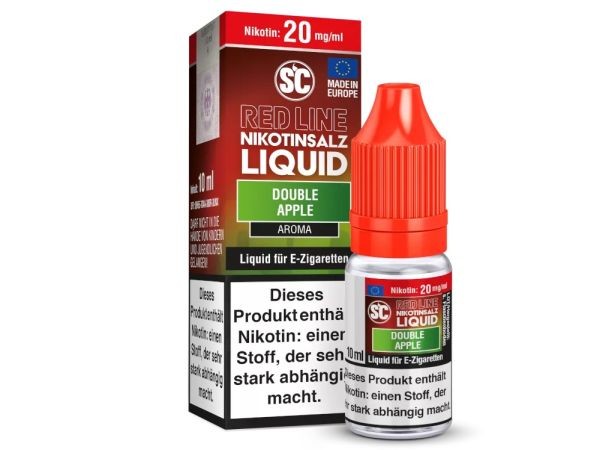 SC Red Line Nikotinsalz Liquid - Double Apple 10ml