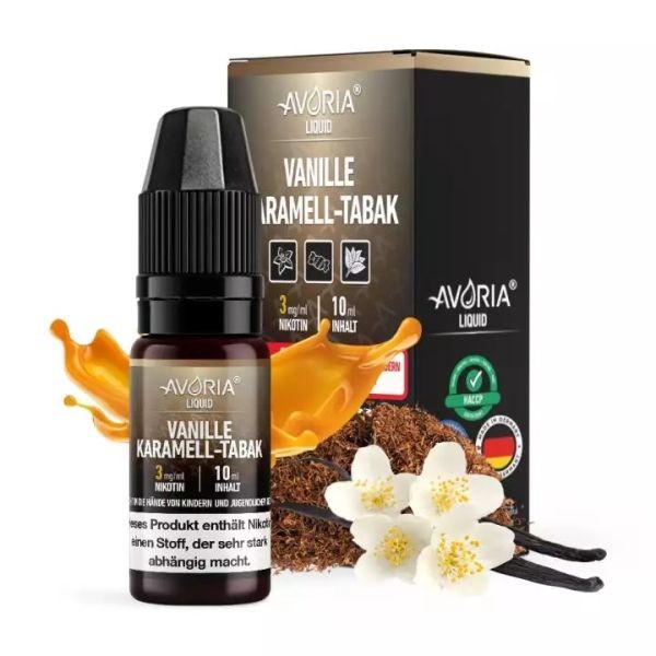 Avoria Liquid - Vanille Karamell-Tabak 10ml
