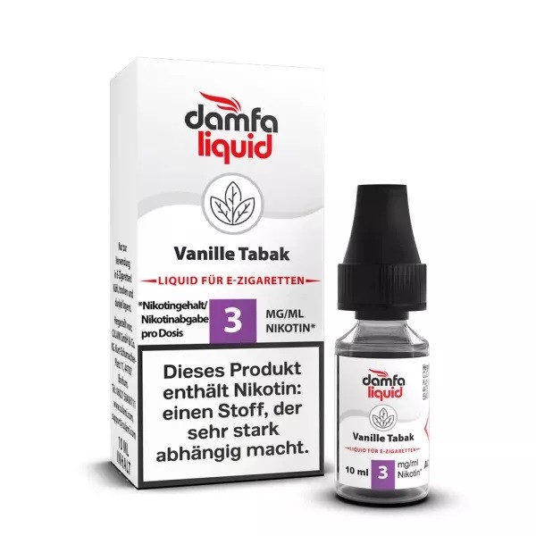 Damfaliquid Liquid - Vanille Tabak 10ml