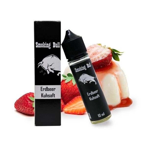 Smoking Bull Longfill Aroma - Erdbeer Kuhsaft 10ml