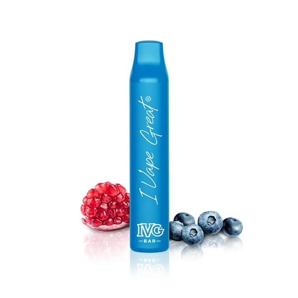 IVG Bar Plus + 800 - Blueberry Pomegranate 20mg/ml Nikotinsalz - Einweg E-Zigarette