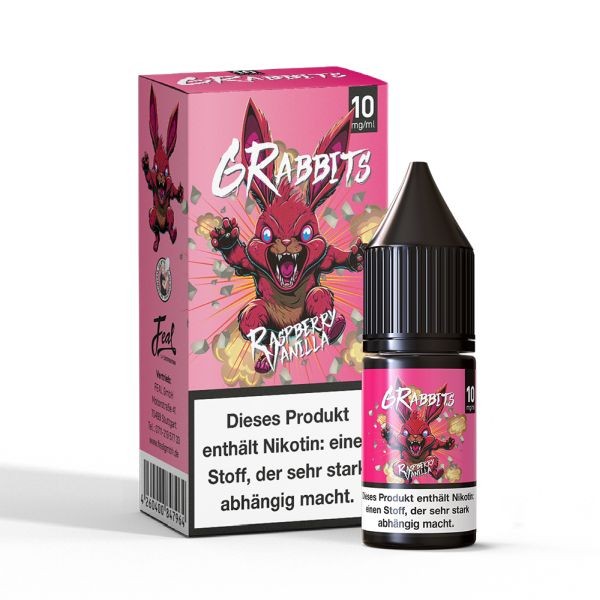 6Rabbits Nikotinsalz liquid - Raspberry Vanille 10ml