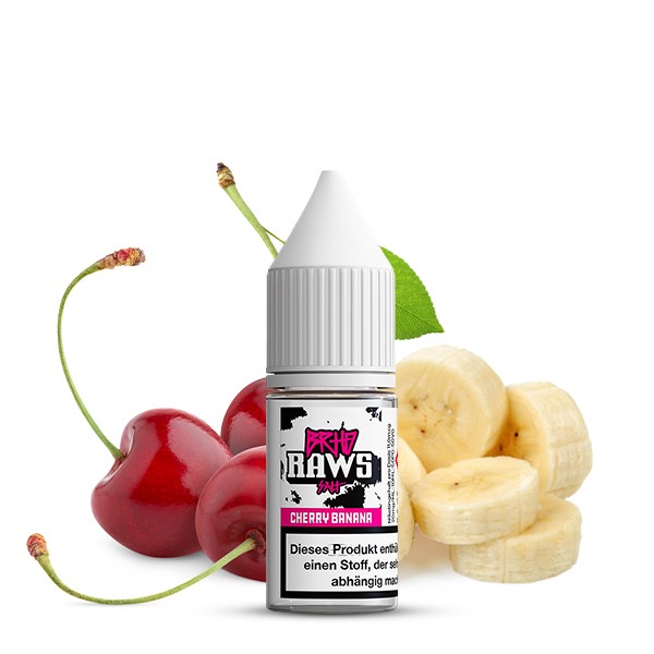 Barehead Nikotinsalz Liquid Raws - Cherry Banana 10ml