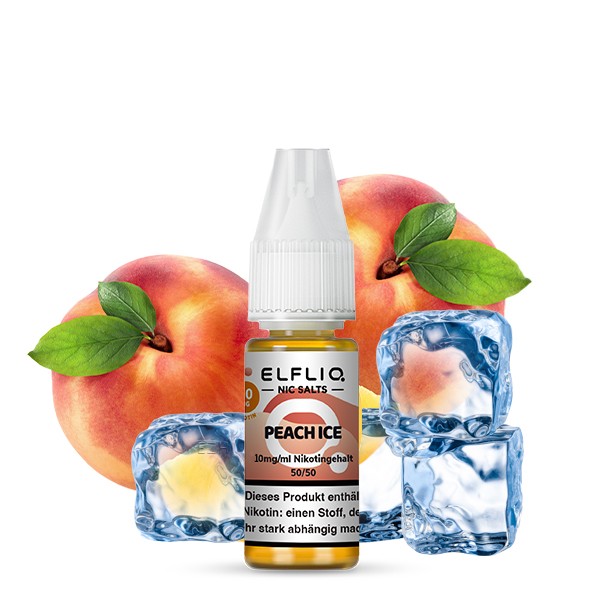 Elfbar Elfliq Nikotinsalz Liquid - Peach Ice 10ml