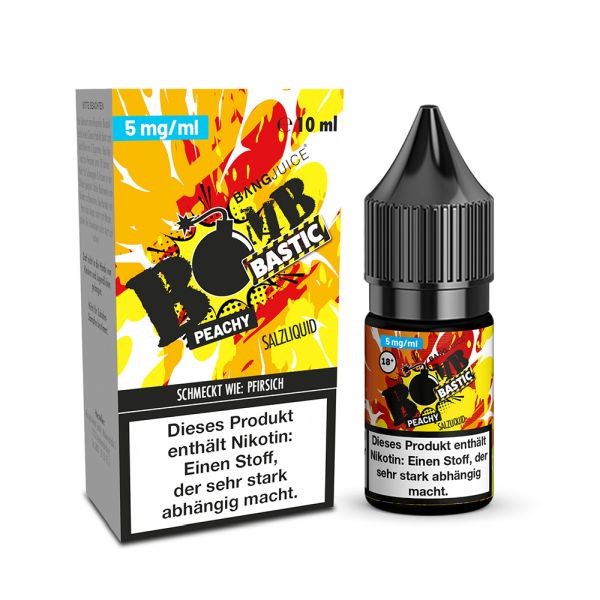 Bang Juice Nikotinsalz Liquid - Bomb Bastic Peachy 10ml