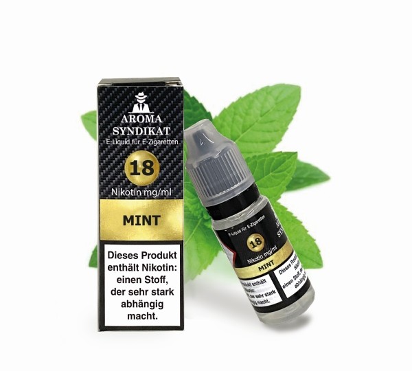 Aroma Syndikat Liquid - Mint 10ml 18mg Nikotinsalz