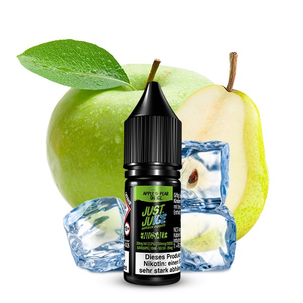 Just Juice Nikotinsalz Liquid - Apple &amp; Pear on Ice 10ml