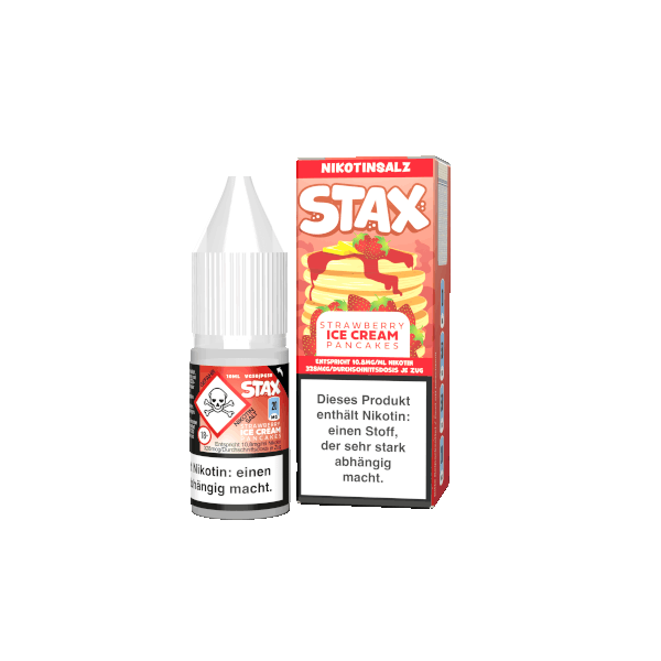 STAX Nikotinsalzliquid - Strawberry Ice Cream Pancakes 10ml