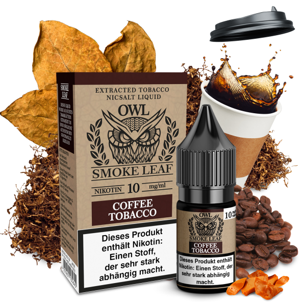 OWL Smoke Leaf Nikotinsalz Liquid - Coffee Tobacco 10ml