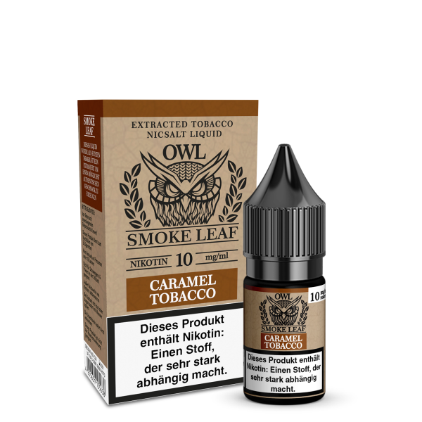 OWL Smoke Leaf Nikotinsalz Liquid - Caramel Tobacco 10ml