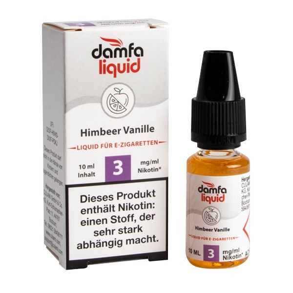 Damfaliquid Liquid - Himbeer Vanille 10ml