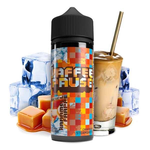 Kaffeepause by Steamshots Aroma - Karamell Frappé Ice 10ml