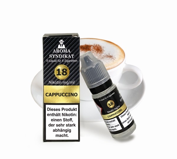 Aroma Syndikat Liquid - Cappuccino 10ml 18mg Nikotinsalz