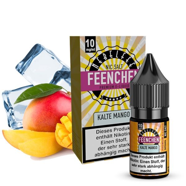 Nebelfee Nikotinsalz Liquid - Kalte Mango Feenchen 10ml