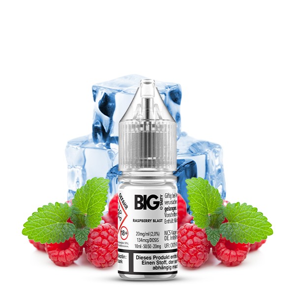 Big Tasty Nikotinsalz Liquid - Raspberry Blast 10ml