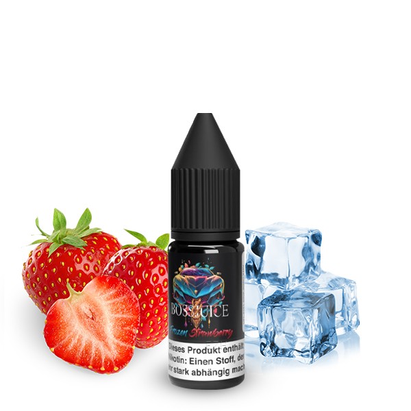 Bossjuice Nikotinsalz Liquid - Frozen Strawberry 10ml 20mg/ml