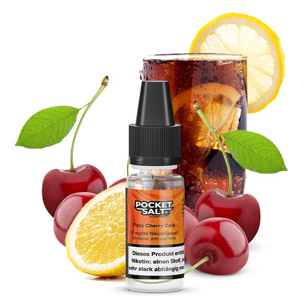 Pocket Salt Nikotinsalz Liquid - Fizzy Cherry Cola 10ml 20mg/ml