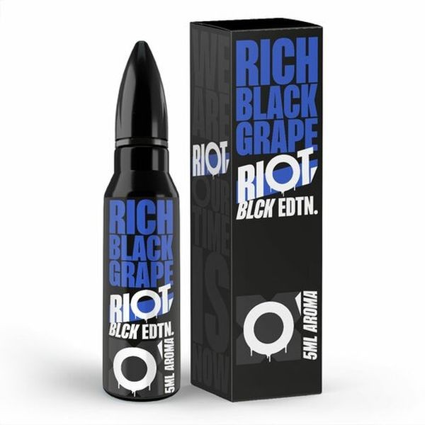 Riot Squad BLCK Edition Aroma - Rich Black Grape 5ml