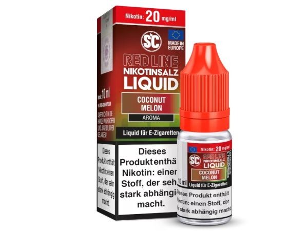 SC Red Line Nikotinsalz Liquid - Coconut Melon 10ml