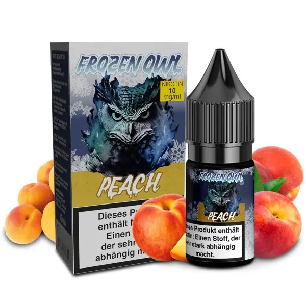 Frozen OWL Nikotinsalz Liquid - Peach 10ml