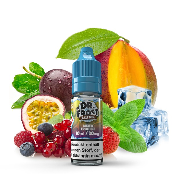 Dr. Frost Nic Salt Liquid - Mixed Fruit Ice 10 ml 20mg/ml
