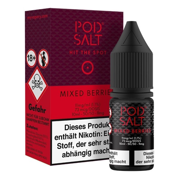 Pod Salt Core Liquid - Mixed Berries 10ml
