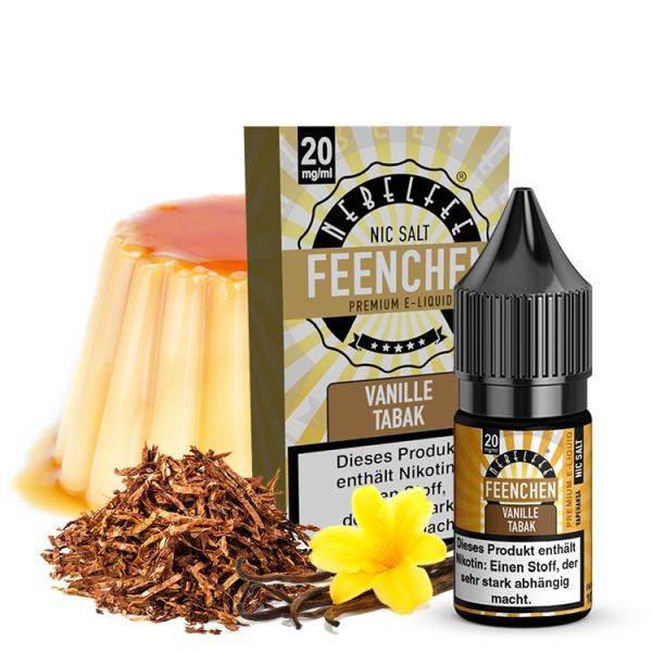 Nebelfee Nikotinsalz Liquid - Vanille Tabak Feenchen 10ml