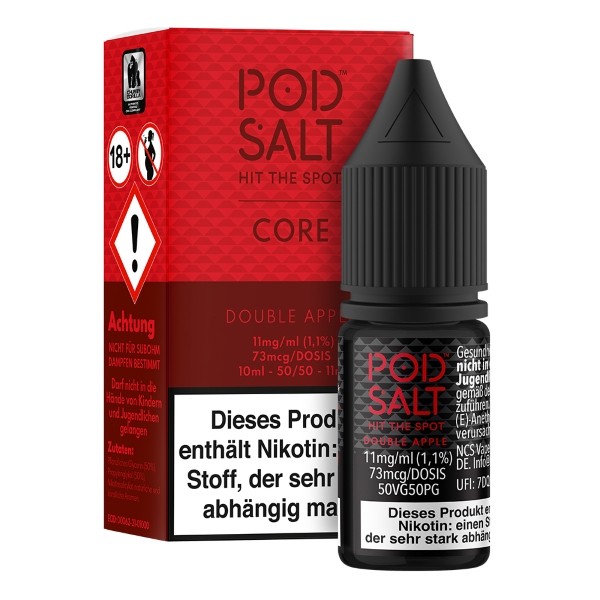 Pod Salt Core Liquid - Double Apple 10ml