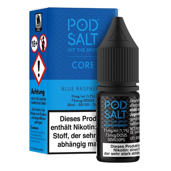 Pod Salt Core Liquid - Blue Raspberry 10ml