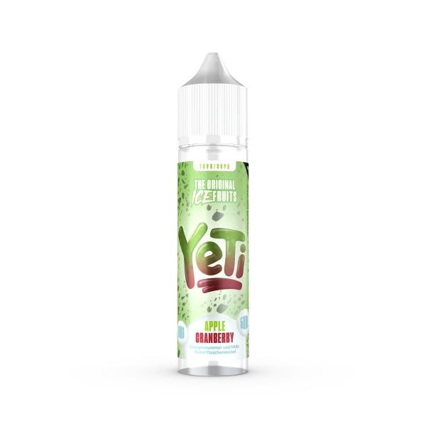 Yeti Shortfill Liquid - Apple &amp; Cranberry 50ml
