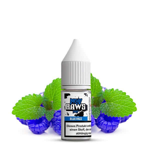 Barehead Nikotinsalz Liquid Raws - Blue Razz 10ml