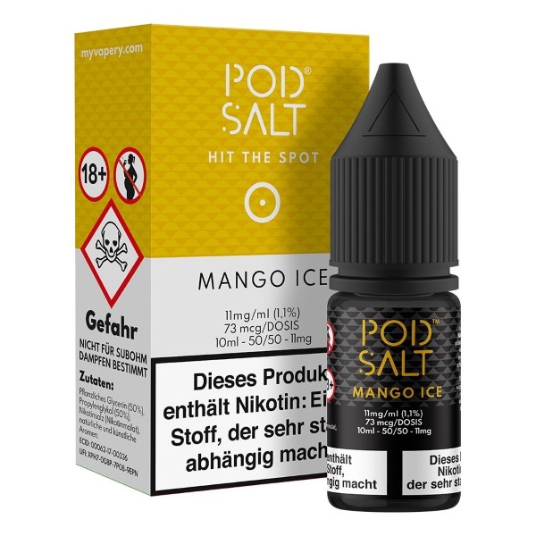 Pod Salt Core Liquid - Mango Ice 10ml